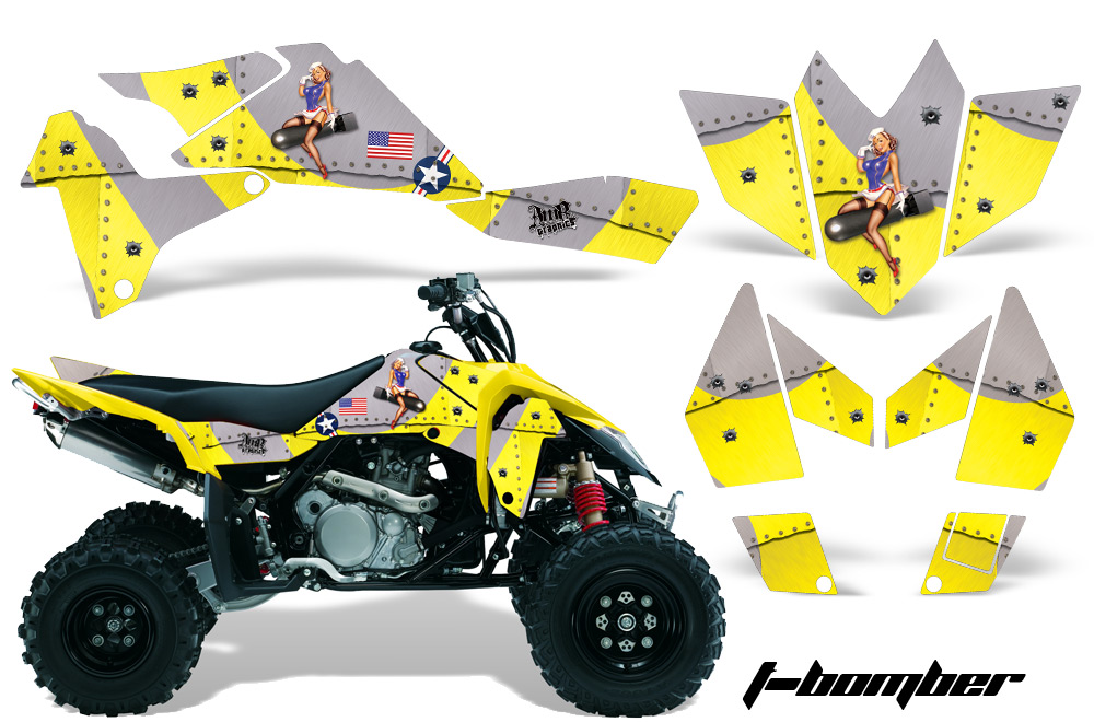 Suzuki LTR450 Graphics Kit TBomber Y